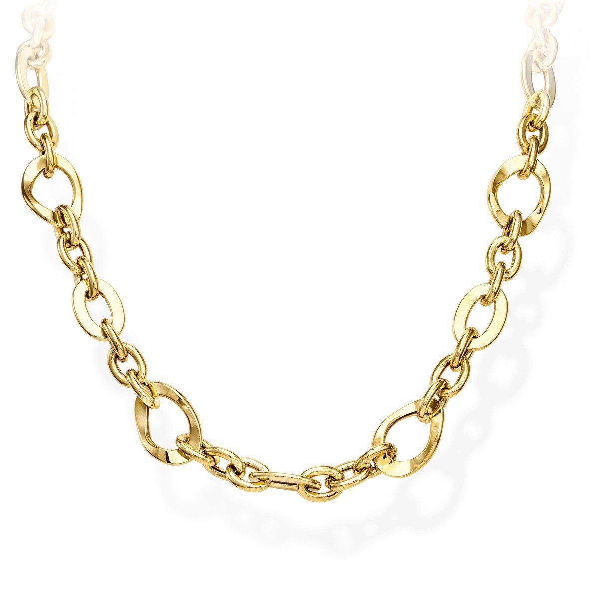 Collana Catena Rolò Vario Dorata - CLPR04G - Simmi gioiellerie -Collane
