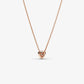 Collana con cuore in rilievo scintillante - 388425C01 - Simmi Gioiellerie -Collane