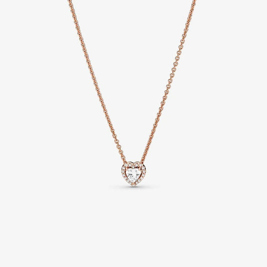 Collana con cuore in rilievo scintillante - 388425C01 - Simmi Gioiellerie -Collane
