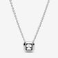 Collana con Punto Luce quadrato scintillante - 396241cz - Simmi Gioiellerie -Collane
