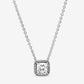 Collana con Punto Luce quadrato scintillante - 396241cz - Simmi Gioiellerie -Collane