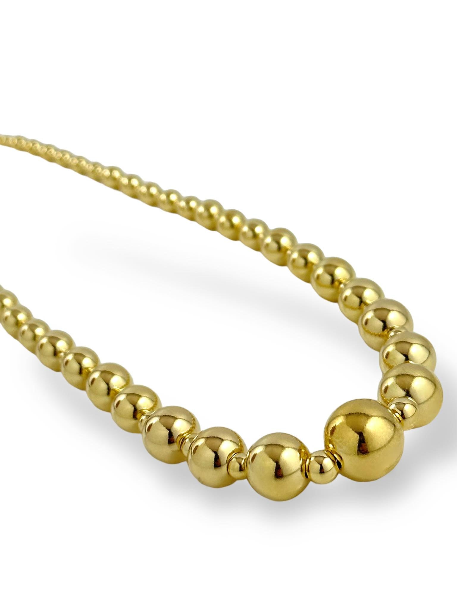 Collana con sfere in oro giallo - Simmi Gioiellerie -Collane