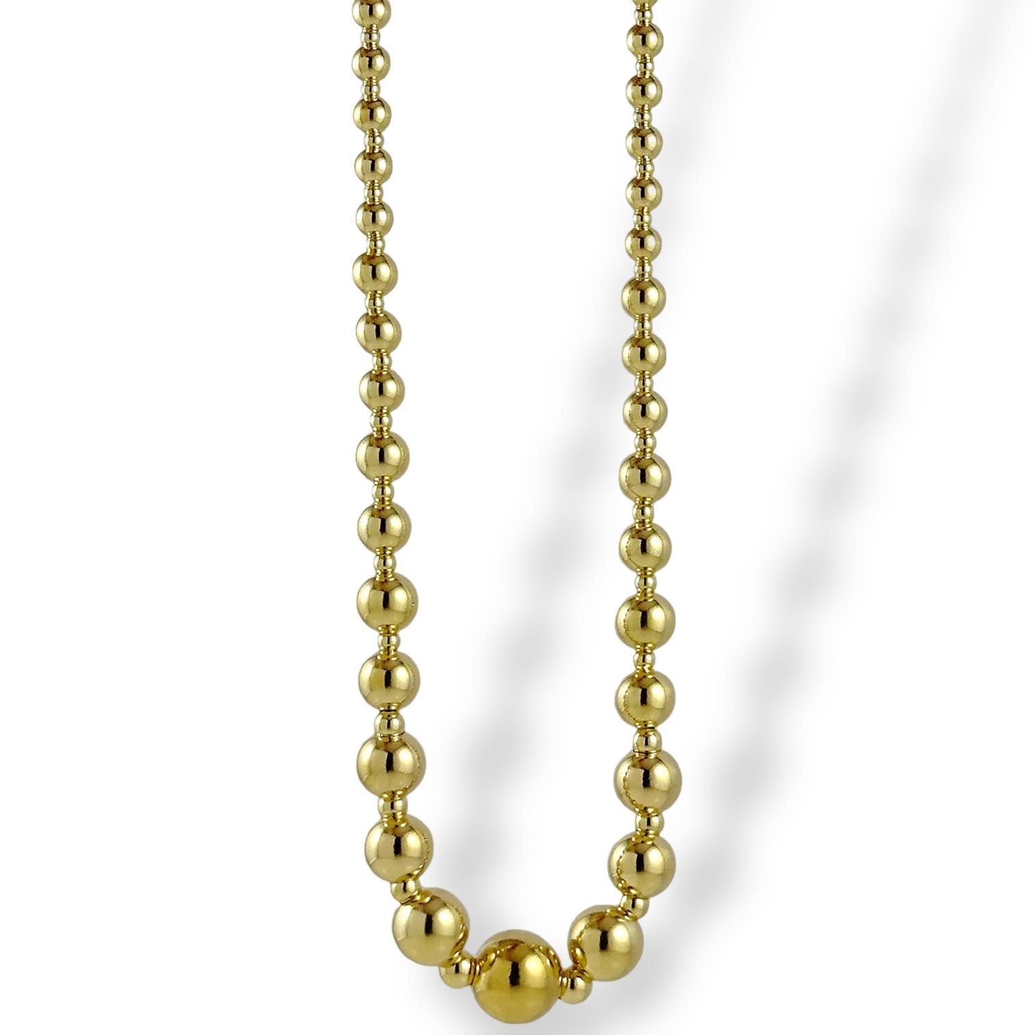 Collana con sfere in oro giallo - Simmi Gioiellerie -Collane
