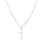 Collana Croce Lunga Rodio - CLCRLIB - Simmi Gioiellerie -Collane