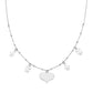 Collana Cuore e Bambini Rodio - CLCUBIMIB - Simmi Gioiellerie -Collane