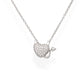 Collana Cuore Zirconato Diavoletto - CLHDBB - Simmi gioiellerie -Collane