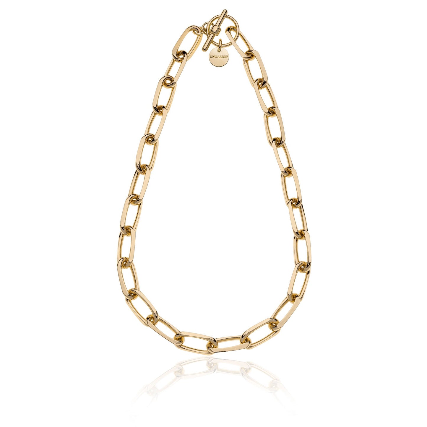 Collana da donna Unoaerre in bronzo dorato catena forzatina - 2023 - Simmi Gioiellerie -Collane