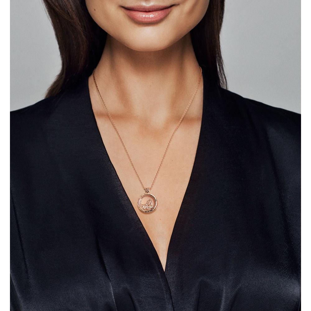 Collana Dolci Ricordi In Pandora Rose - 387250-60 - Simmi Gioiellerie -Collane