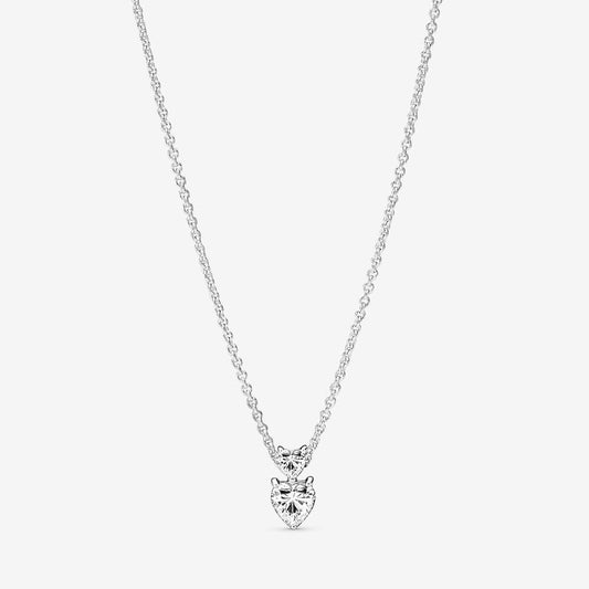 Collana Due Cuori - 391229C01 - Simmi Gioiellerie -Collane