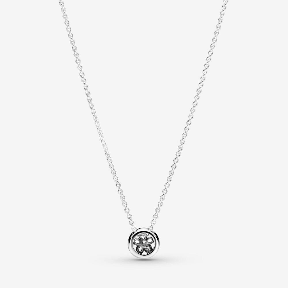 Collana Fiocco di neve scintillante - 399230C01 - Simmi Gioiellerie -Collane
