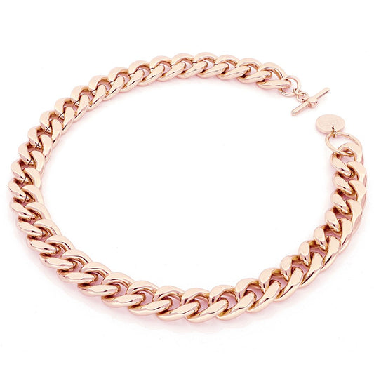 Collana Groumette in bronzo dorato rosa - Simmi Gioiellerie -Collane