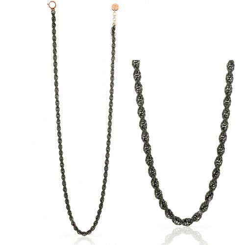 COLLANA IN BRONZO NERO - UNOAERRE - Simmi gioiellerie -Collana