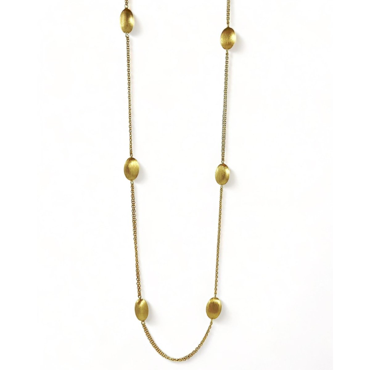 Collana laccio ad olive in oro - Simmi Gioiellerie -Collane