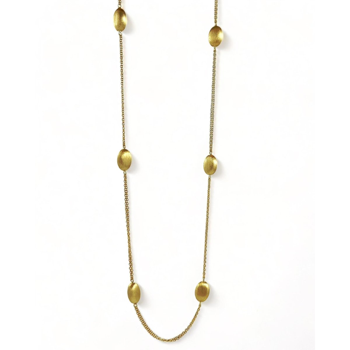 Collana laccio ad olive in oro - Simmi Gioiellerie -Collane