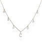 Collana Lettera C Zirconi - CLBBZC - Simmi Gioiellerie -Collane