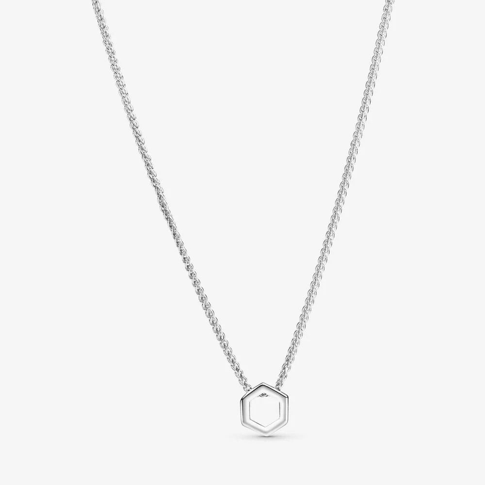 Collana nido d'ape scintillante - 398787C01 - Simmi Gioiellerie -Collane
