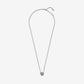 Collana Pendente Viola del Pensiero Blu Luminosa - 390770C01 - Simmi Gioiellerie -Collane