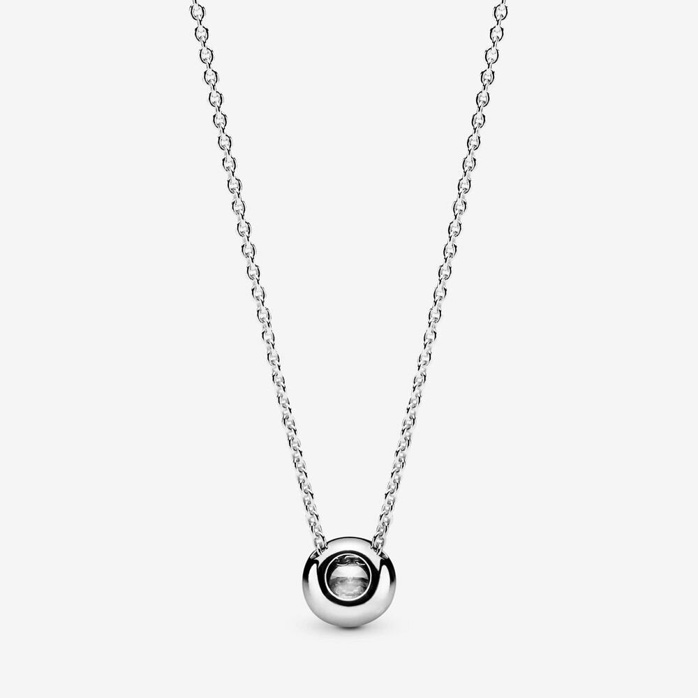 Collana Punto Luce scintillante rotondo - 396240cz - Simmi Gioiellerie -Collane