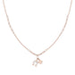 Collana Quadrifoglio e Ferro di Cavallo Rosè - CLMPFCRB - Simmi Gioiellerie -Collane