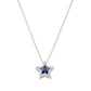 Collana Stella Zirconi Bianchi e Blu - CLPSTBBBLZ - Simmi Gioiellerie -Collane