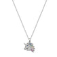 Collana Unicorno Zirconato Multicolor - CLPUNBMZ - Simmi Gioiellerie -Collane