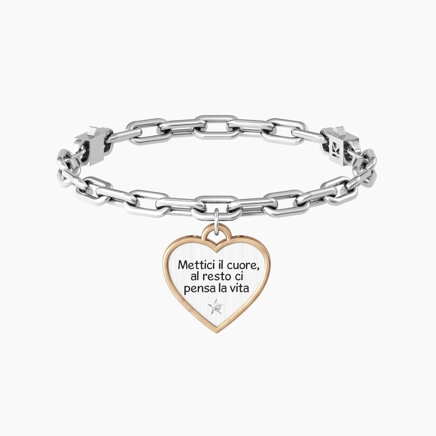 CUORE | PASSIONE Mettici il cuore, al resto ci pensa la vita. - 731946 - Simmi Gioiellerie -Bracciali