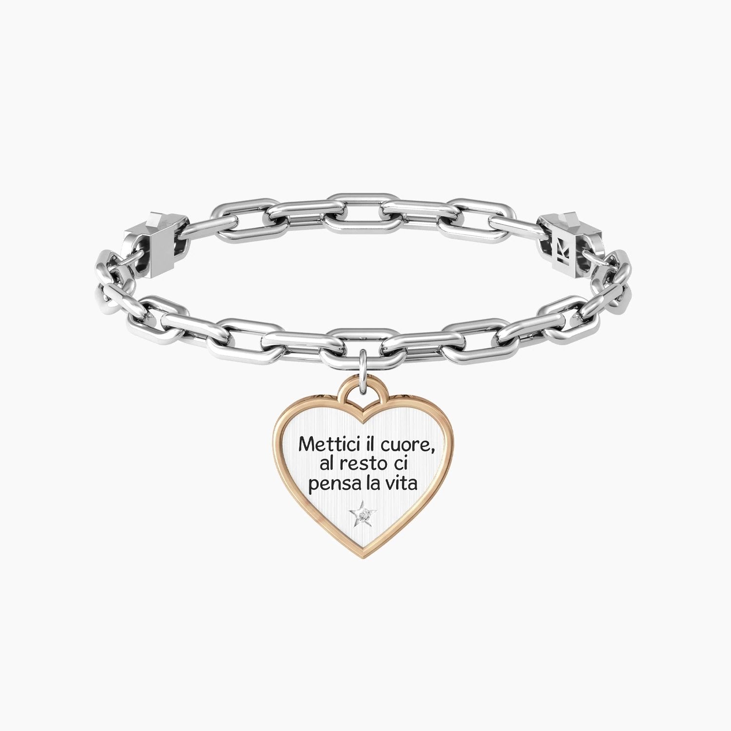 CUORE | PASSIONE Mettici il cuore, al resto ci pensa la vita. - 731946 - Simmi Gioiellerie -Bracciali