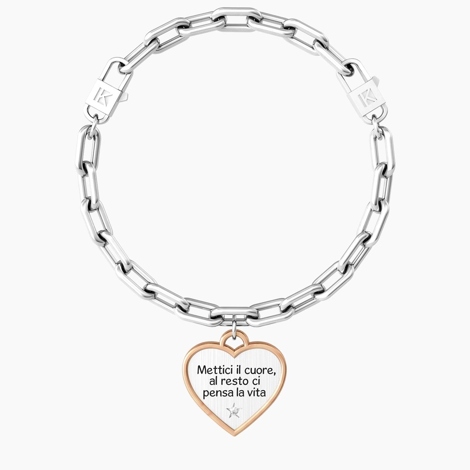 CUORE | PASSIONE Mettici il cuore, al resto ci pensa la vita. - 731946 - Simmi Gioiellerie -Bracciali