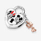 Disney, charm Lucchetto d'Amore Mickey Mouse & Minnie - 780109C01 - Simmi Gioiellerie -Charm