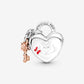 Disney, charm Lucchetto d'Amore Mickey Mouse & Minnie - 780109C01 - Simmi Gioiellerie -Charm