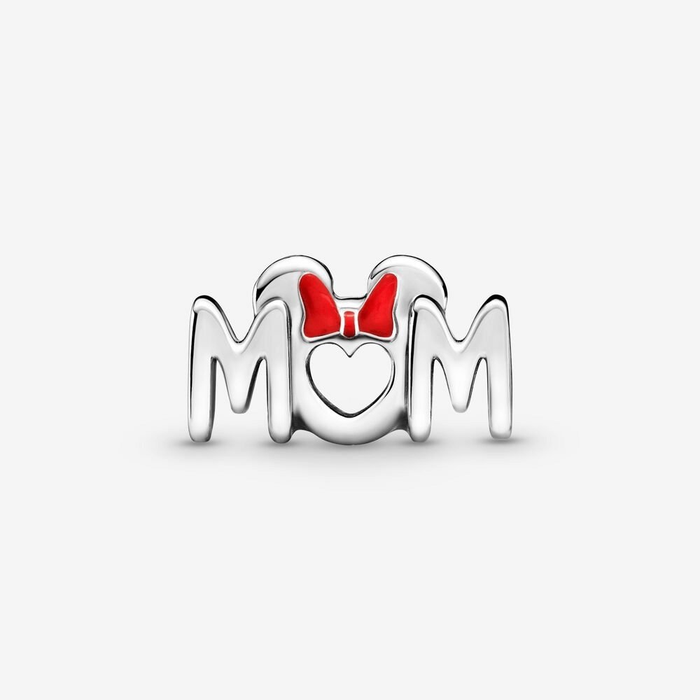 Disney, charm Mum con fiocco di Minnie - 799363c01 - Simmi Gioiellerie -Charm