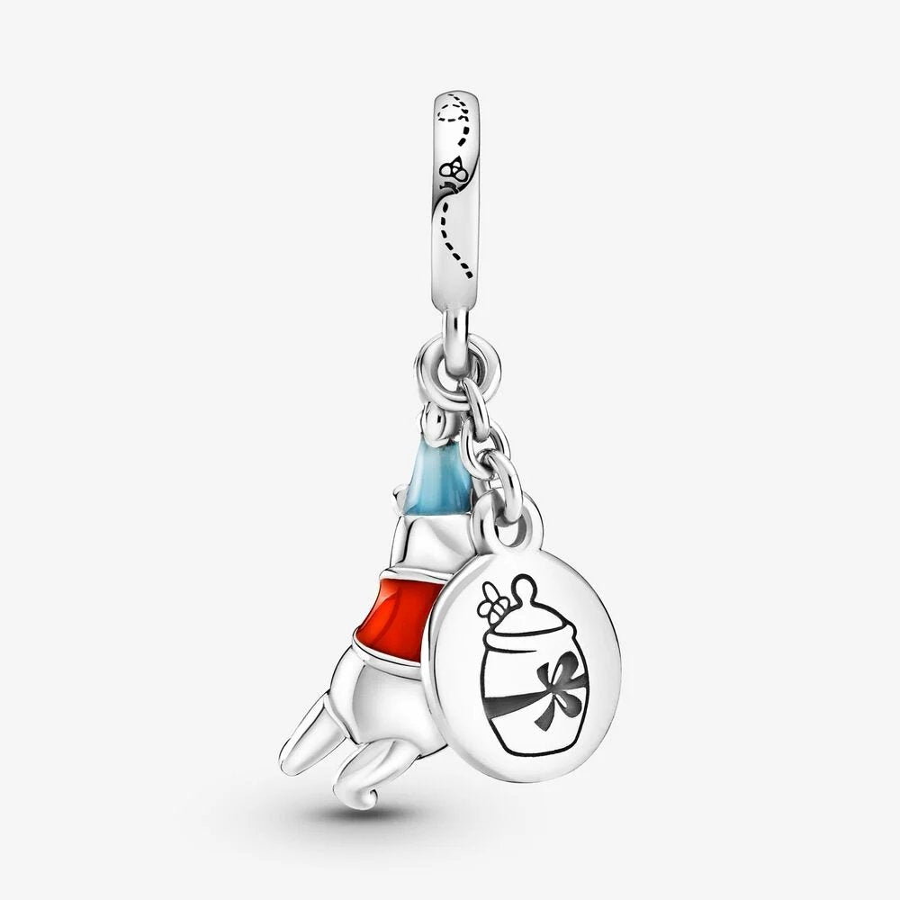 Disney, charm pendente Compleanno di Winnie the Pooh - 799385C01 - Simmi Gioiellerie -Charm