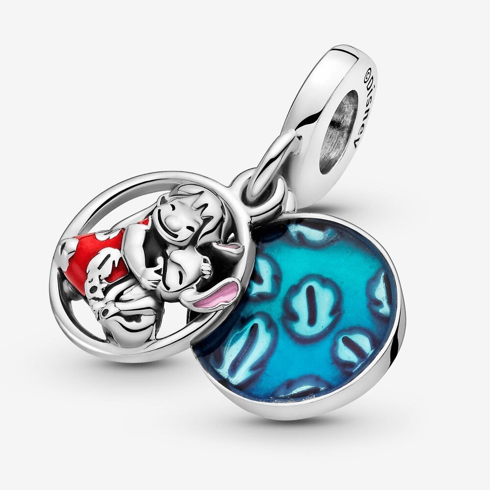 Disney, charm pendente Famiglia Lilo e Stitch - 799383C01 - Simmi Gioiellerie -Charm