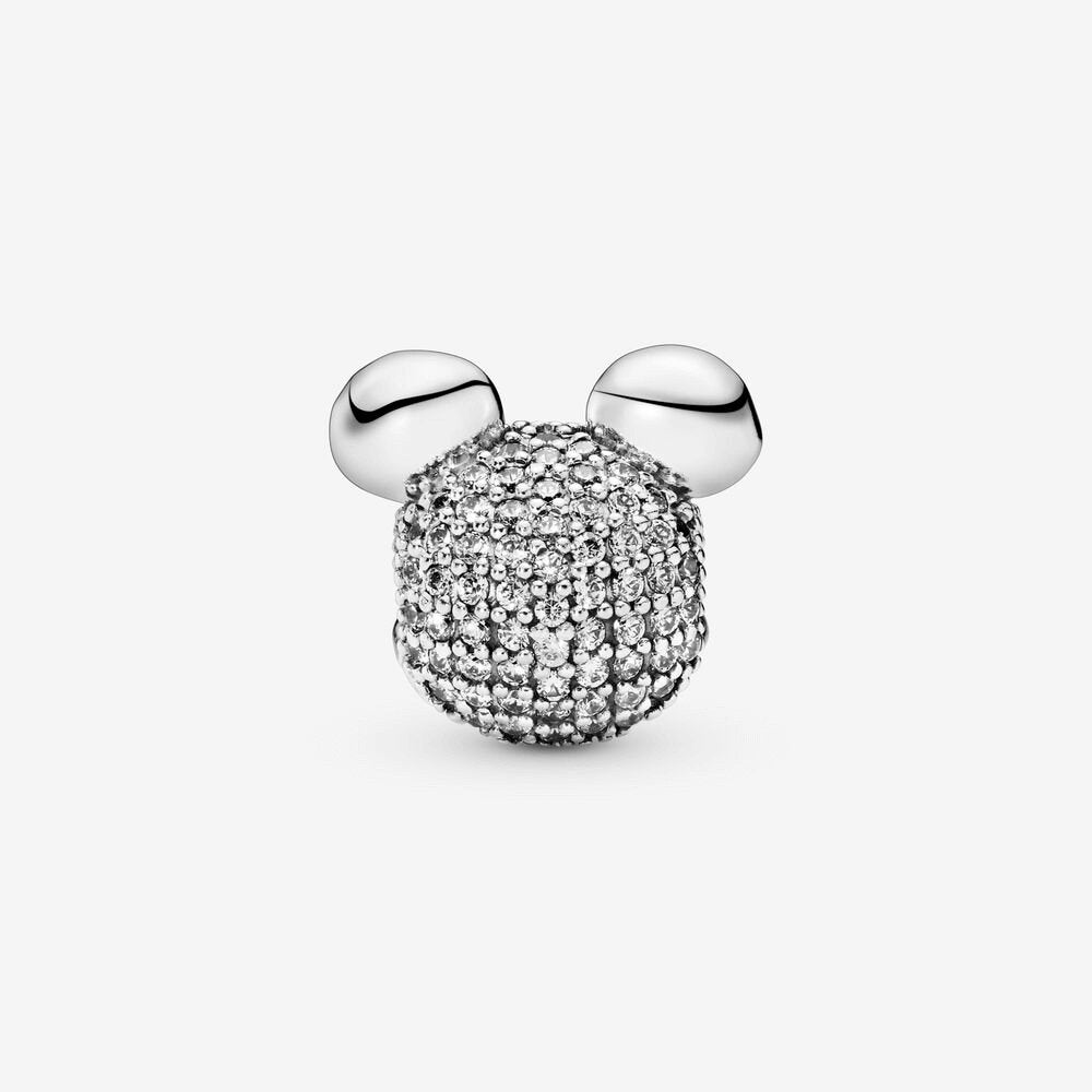 Disney, Clip Mickey Mouse con pavé - 797495cz - Simmi Gioiellerie -Charm