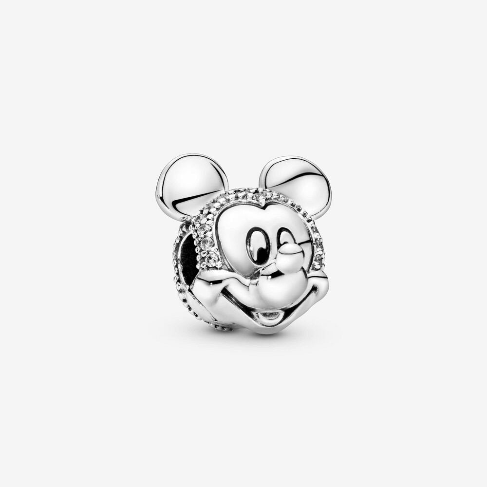 Disney, Clip Mickey Mouse con pavé - 797495cz - Simmi Gioiellerie -Charm