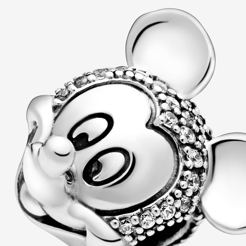 Disney, Clip Mickey Mouse con pavé - 797495cz - Simmi Gioiellerie -Charm