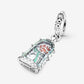 Disney, La Bella e la Bestia, Charm Pendente Rosa Incantata - 790024C01 - Simmi Gioiellerie -Charm