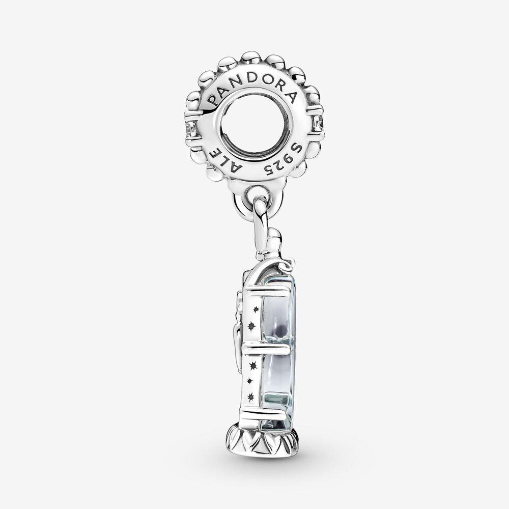 Disney, La Bella e la Bestia, Charm Pendente Rosa Incantata - 790024C01 - Simmi Gioiellerie -Charm