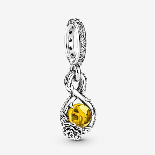 Disney, La Rosa di Belle - 399525C01 - Simmi Gioiellerie -Charm