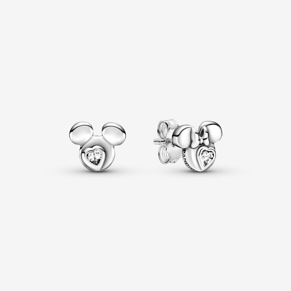 Disney, orecchini a lobo Silhouette Mickey Mouse e Minnie - 299258C01 - Simmi gioiellerie -Orecchini
