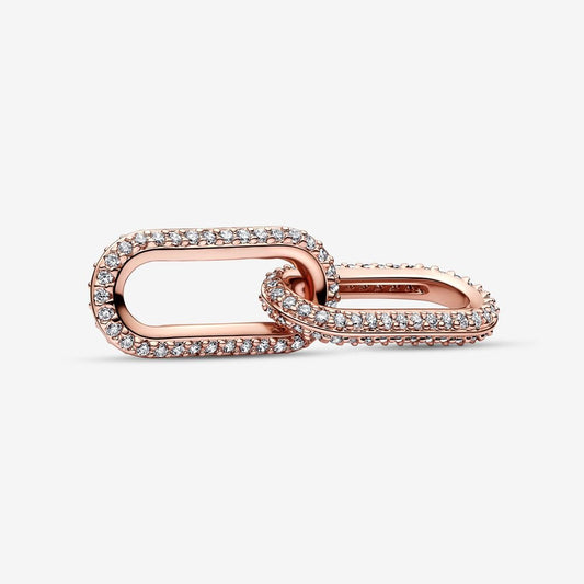 Doppio Link Pietre Luminose Pandora ME - 789660C01 - Simmi Gioiellerie -Charm