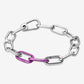 Doppio Link Viola Pandora ME - 799663C02 - Simmi Gioiellerie -Charm