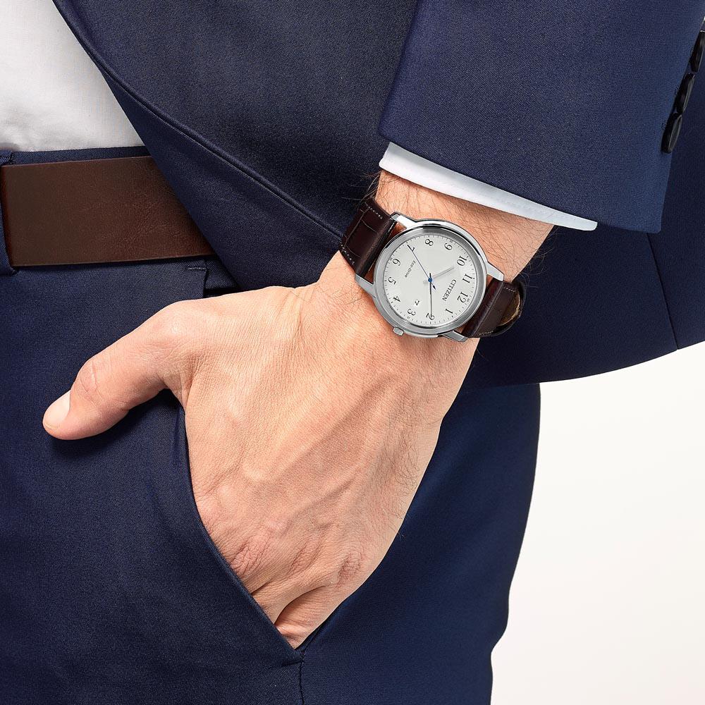 Eco Drive Silver Of Collection Citizen AW121112A - Simmi Gioiellerie -Orologi