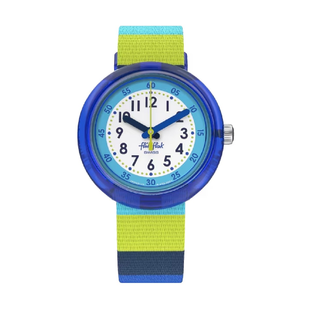 FLIK FLAK COLOR MY LIFE STRIPY BLUE - FPNP112 - Simmi Gioiellerie -Orologi