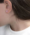 Orecchini A Bottone Carissima Per Bambine – Oro Giallo 9ct Con Tartaruga Smaltata Rosa