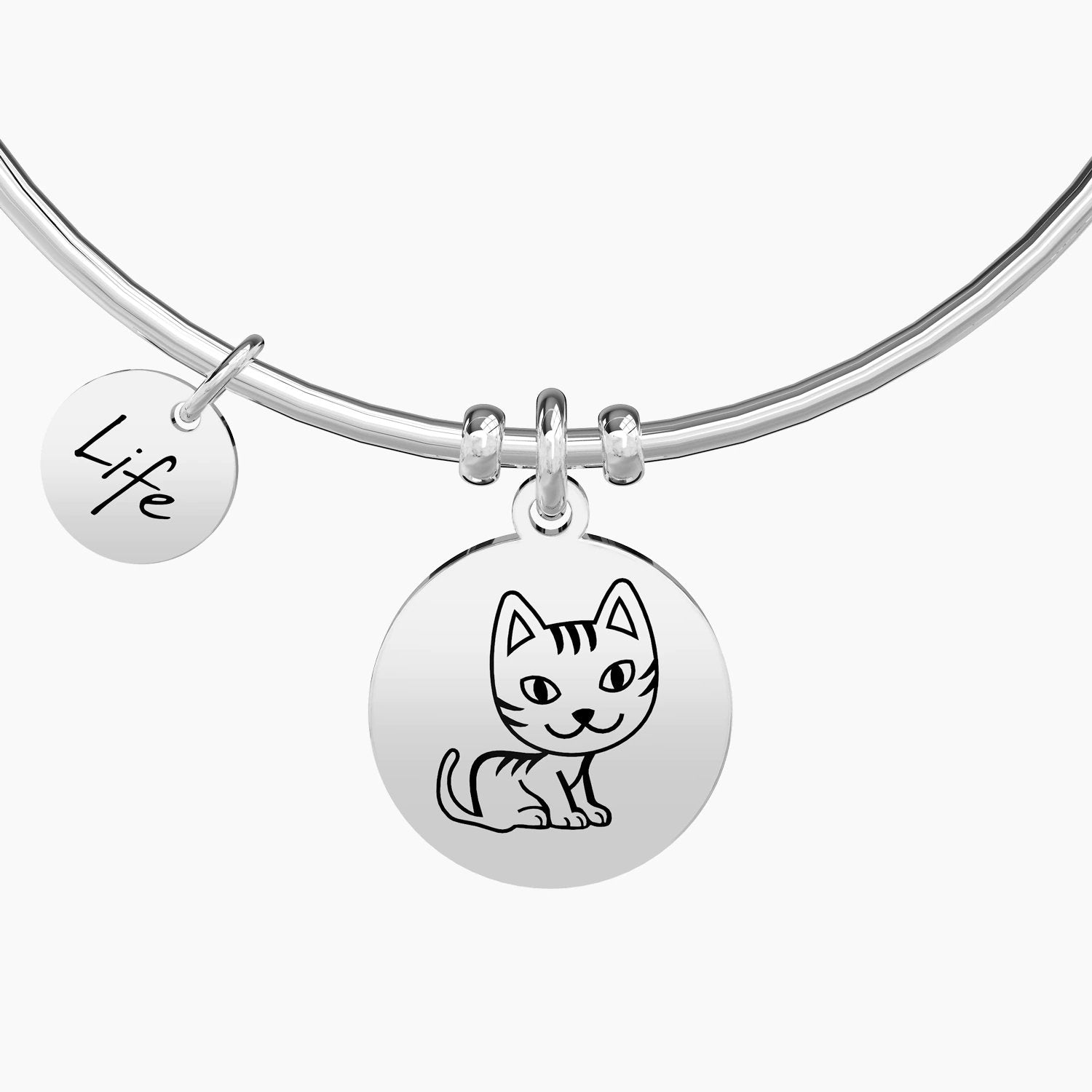 GATTO | COMPAGNIA Hai bisogno di prenderti cura di qualcuno, giocare insieme a lui, stringerlo forte e dargli tante carezze? Beh, allora hai bisogno di un gatto! - 731373 - Simmi Gioiellerie -Bracciali