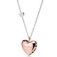I CUORI ♡ CIONDOLO SUONAMORE ARGENTO PLACCATO ORO ROSA - SNM014 - Simmi Gioiellerie -Collane