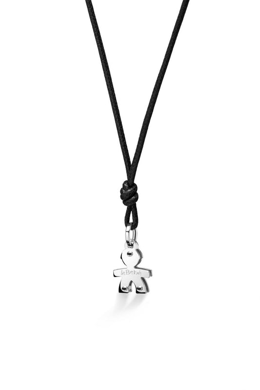 I MINI CIONDOLO BIMBO ORO BIANCO - Simmi Gioiellerie -Collane