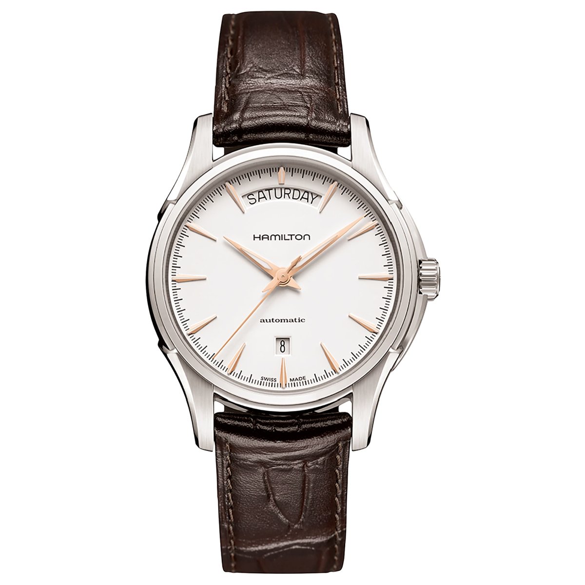 JAZZMASTER DAY DATE AUTO Carica automatica | 40mm | H32505511 - Simmi Gioiellerie -Orologi