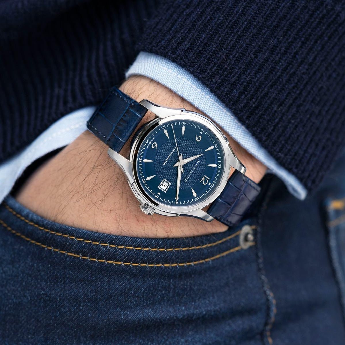 JAZZMASTER VIEWMATIC AUTO Carica automatica | 40mm | H32515641 - Simmi Gioiellerie -Orologi